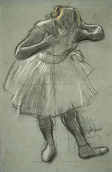 Dancer Bending Forward